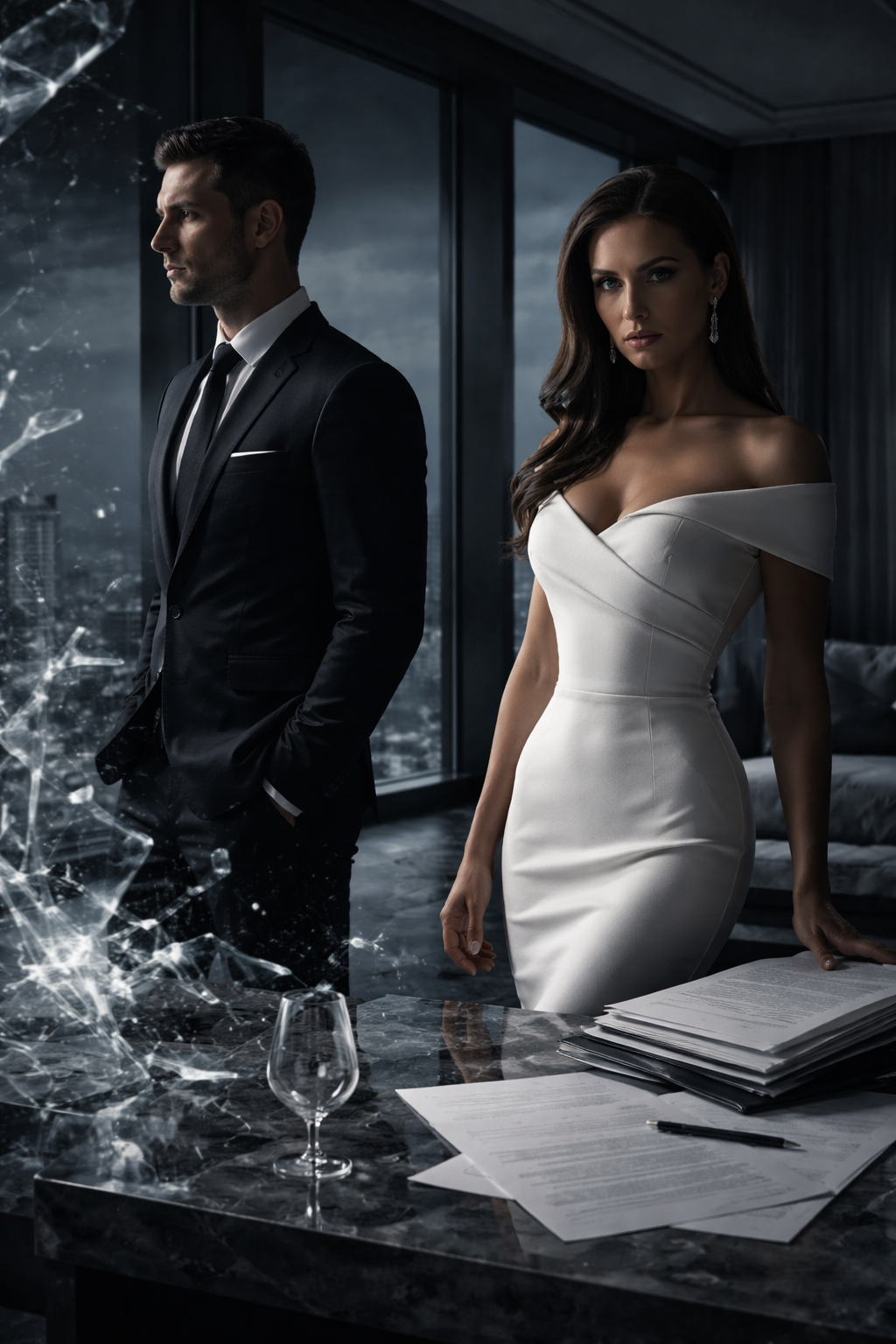 《他名下的虚构未婚妻：秘密曝光后的豪门博弈》 cover